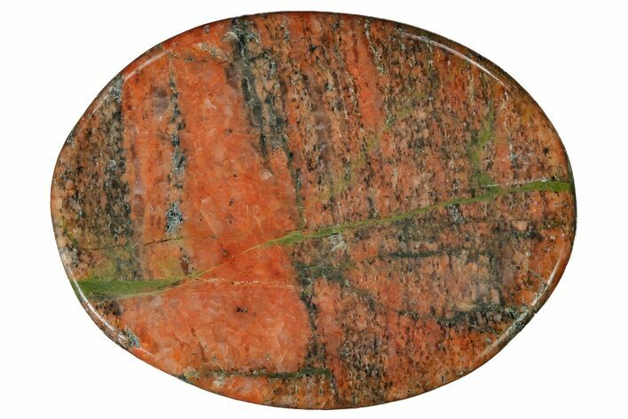 1.5" Polished Unakite Worry Stones - Photo 1